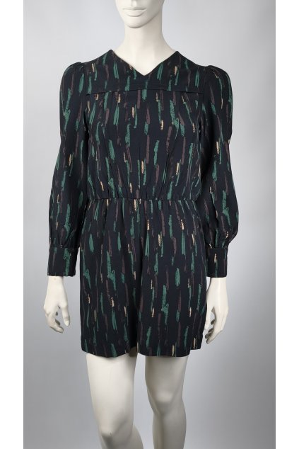 Dámske šaty ZARA s abstraktným vzorom, veľkosť XS