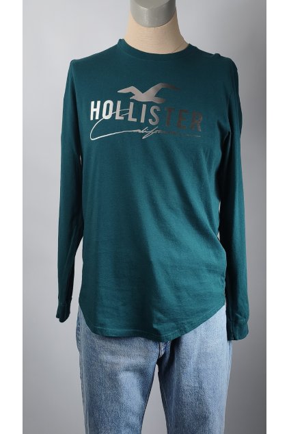 Pánske tričko HOLLISTER zelené - M