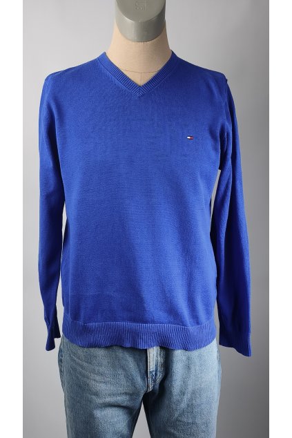 Modrý sveter Tommy Hilfiger veľkosť M