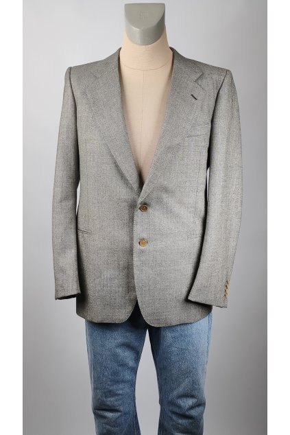 Sivé sako André Laurent na figuríne