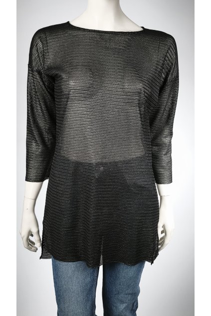 Čierna priesvitná blúzka INTIMISSIMI