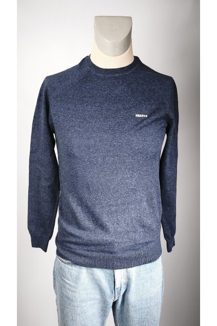 Modrý pánsky sveter SUPERDRY na figuríne