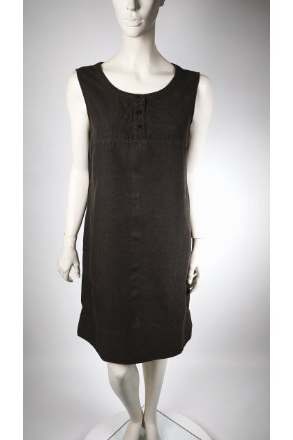 Čierne ľanové šaty MAX MARA