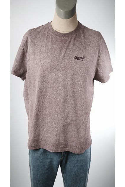 Hnedé tričko SUPERDRY veľkosť XXL