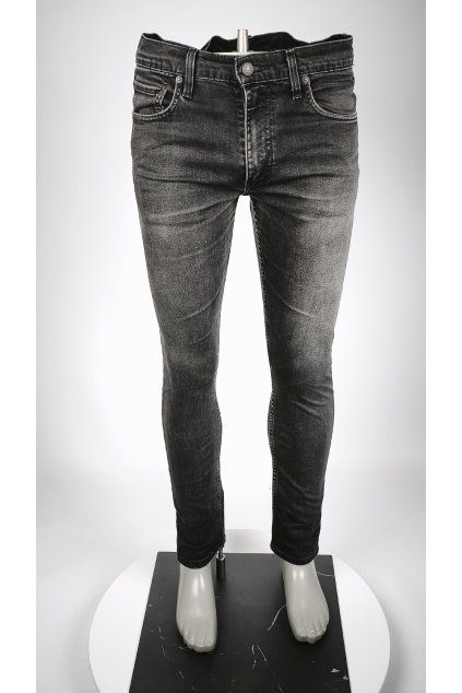 Čierne džínsy LEVIS model 512, veľkosť 32/32