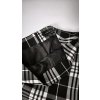 Sukňa AMISU čierno-biela károvaná - 36