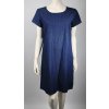 Modré šaty GLISSADE s krátkym rukávom