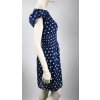 Dámske šaty GATE modré bodkované - 38