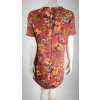 Šaty ZARA Červené Kvetinové - S