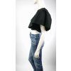 2234 1 cierny top zara s nadychanymi rukavmi s