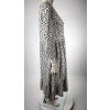2264 3 damske saty zara bielo cierne bodkovane s