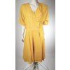 Žlté šaty Sportmax z ľanu