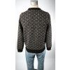 2357 2 pansky sveter mcneal cierno biely vzor m