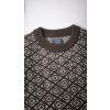 2357 4 pansky sveter mcneal cierno biely vzor m