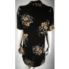 2483 2 damske saty only cierne s kvetmi 36