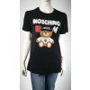 Čierne tričko MOSCHINO s medvedíkom