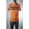 Oranžové tričko NIKE s nápisom 'Just Do It'