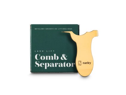 metalowy grzebien do liftingu rzes lash lift comb separator