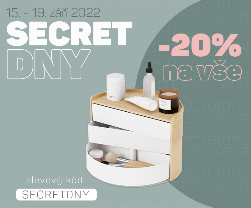 SECRET DNY - podzimní slevy