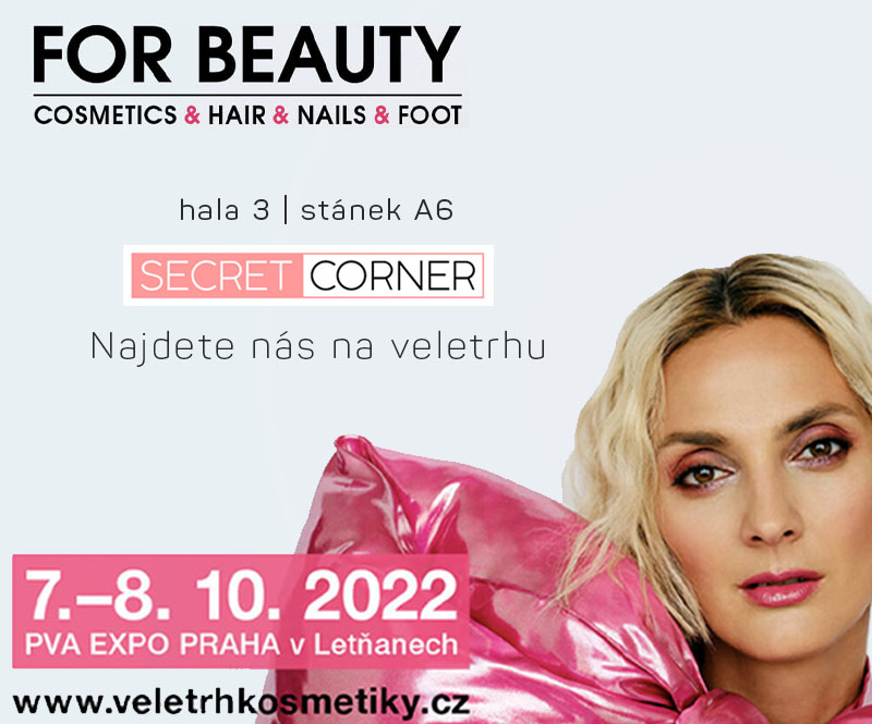 SECRETCORNER se představí na veletrhu For Beauty