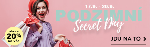 Podzimní slevy - Secret Dny - Sleva na vše 20%