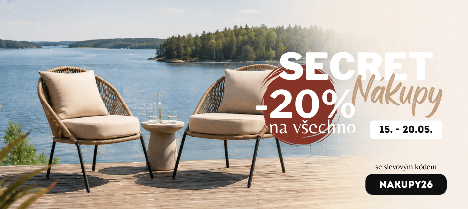 Secret Nákupy - jarní týden vkusných cen - 20% na vše
