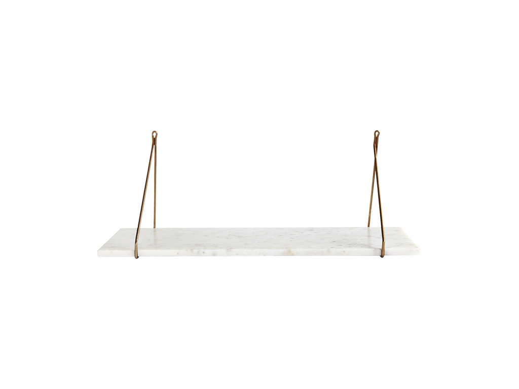 Mramorová police House Doctor Marble White marble, 70 cm | mramor