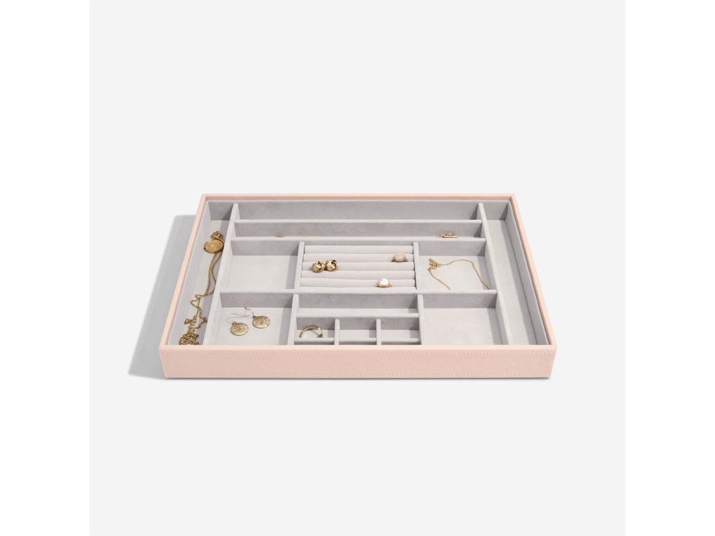 Box na šperky Stackers Blush Supersize Ring & Accessory Layer | růžová
