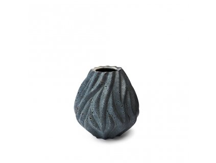 Porcelánová váza Morso Flame Grey, 15 cm | šedá