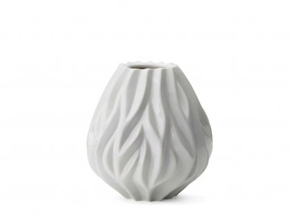 10537 7 porcelanova vaza morso flame white 19 cm bila