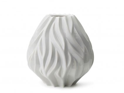 10540 7 porcelanova vaza morso flame white 23 cm bila