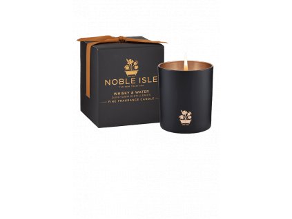 Vonná svíčka Noble Isle Whisky & Water Fine Fragrance Candle 200gr