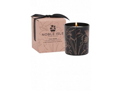 Vonná svíčka Noble Isle Tea Rose Fine Fragrance Candle 200gr