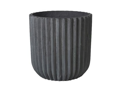 Květináč Broste FIBER 50 cm | šedá