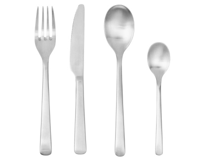 Sada příborů Broste HUNE SET/16ks | stříbrná