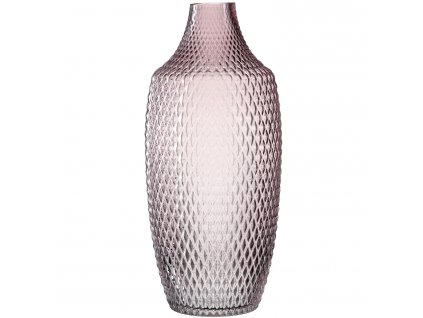 Skleněná váza Leonardo POESIA fialová 40 cm | fialová