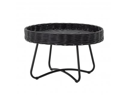 Kovový stolek Bloomingville Hattie - 60 cm | černá