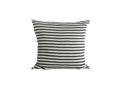 Povlak na polštář House Doctor Stripe Black/Grey, 50x50 cm | černá, šedá