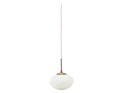 Závěsná lampa House Doctor Opal White , ø 22 cm| bílá