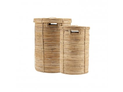 Bambusové koše na prádlo House Doctor Chaka Nature, 2ks | přírodní