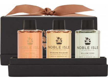 Sada koupelových a sprchových gelů Noble Isle Fresh & Clean Bath & Shower Trio | 3 x 75ml