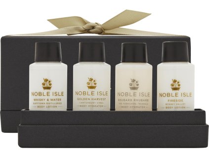 Dárková sada tělových mlék Noble Isle Fragrance Sampler of Lotions Gift Set | 4 x 30ml