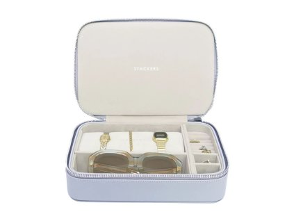 Lavender Zipped Jewellery & Accessories Box