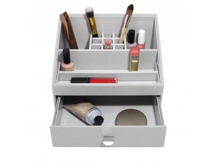 Oragnizér na kosmetiku Stackers Pebble Grey Makeup Organiser | šedá