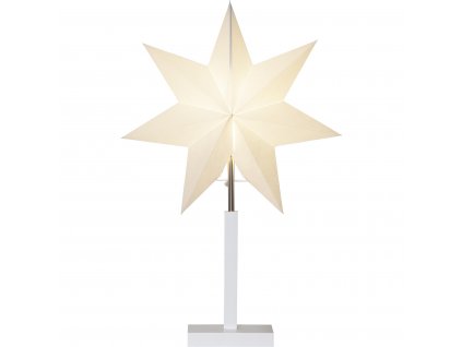 Stolní lampa hvězda Star Trading KARO V.55cm | bílá