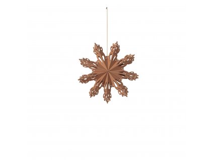 Papírová vločka Broste SNOWFLAKE 15cm | indian tan