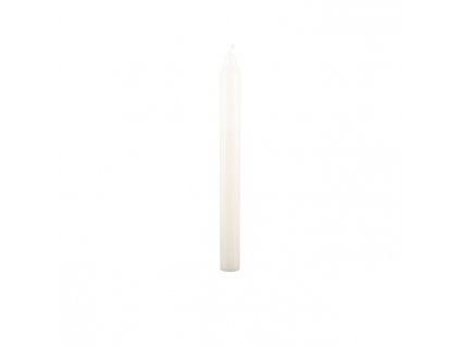 Svíčka kulatá krátká Broste 2,1 cm | slonová kost