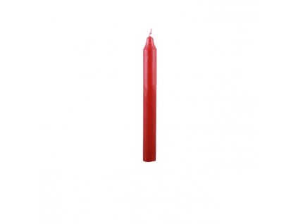 Svíčka kulatá krátká Broste 2,1 cm | červená