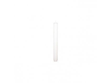 Svíčka kulatá krátká Broste 2,6 cm | bílá
