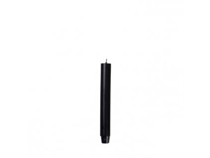 Svíčka kulatá krátká Broste 2,6 cm | černá